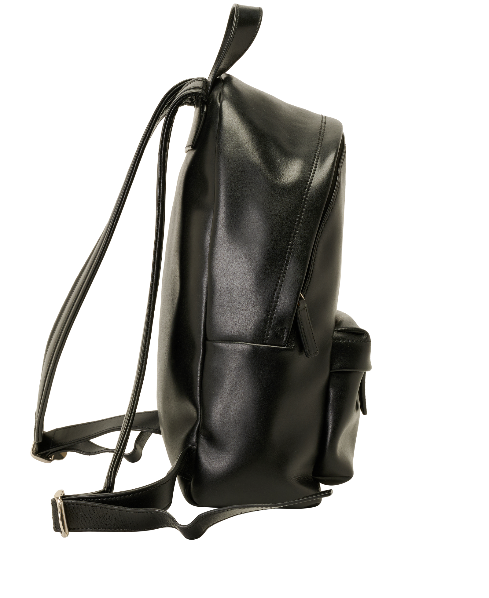 Medium Star Backpack, &pound;250, Handbags, Black, Leather, Side view